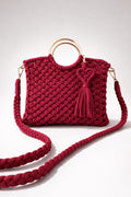 Ruby - Artisan Macramé Bag