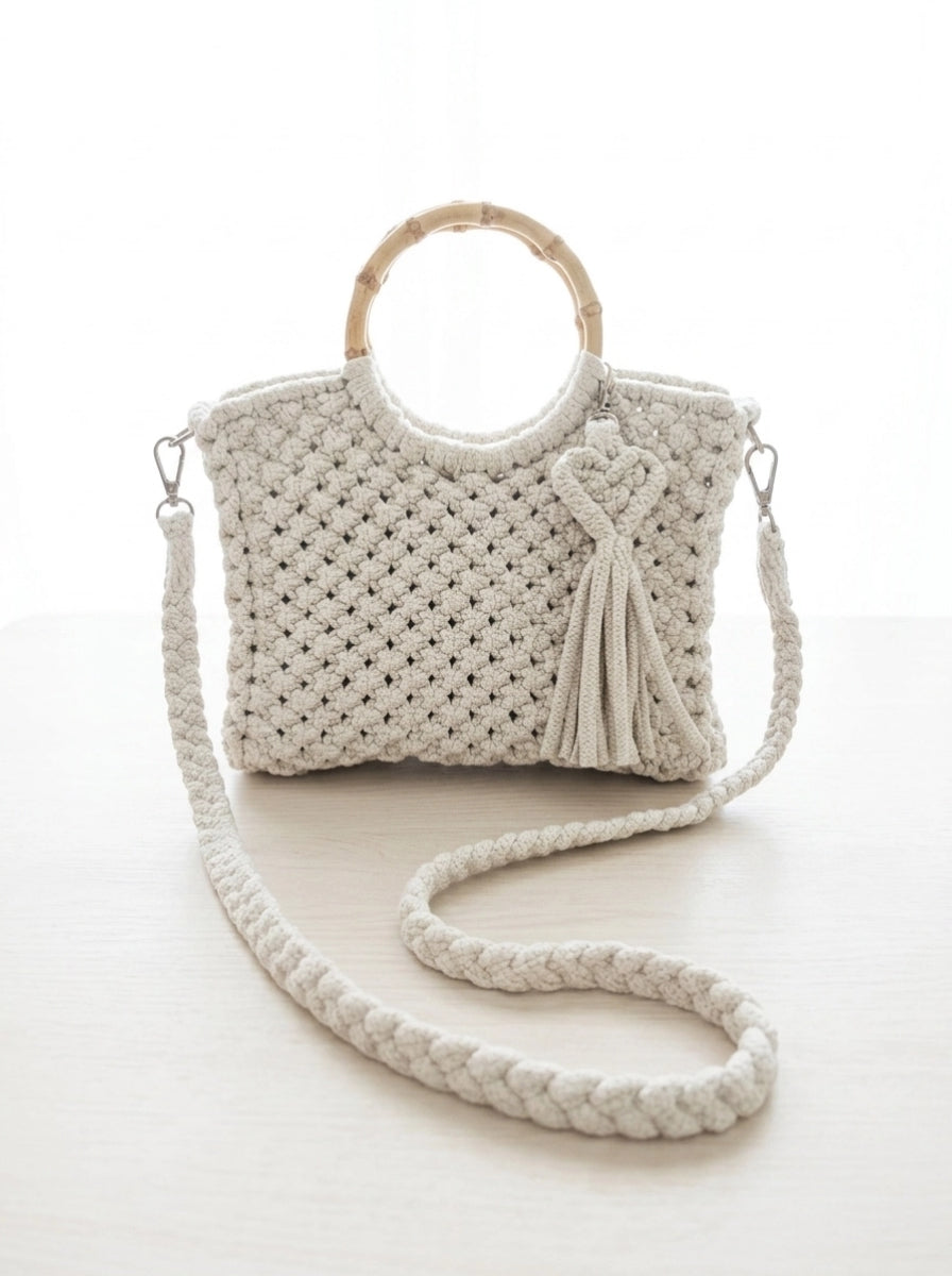 Pearl - Artisan Macramé Bag
