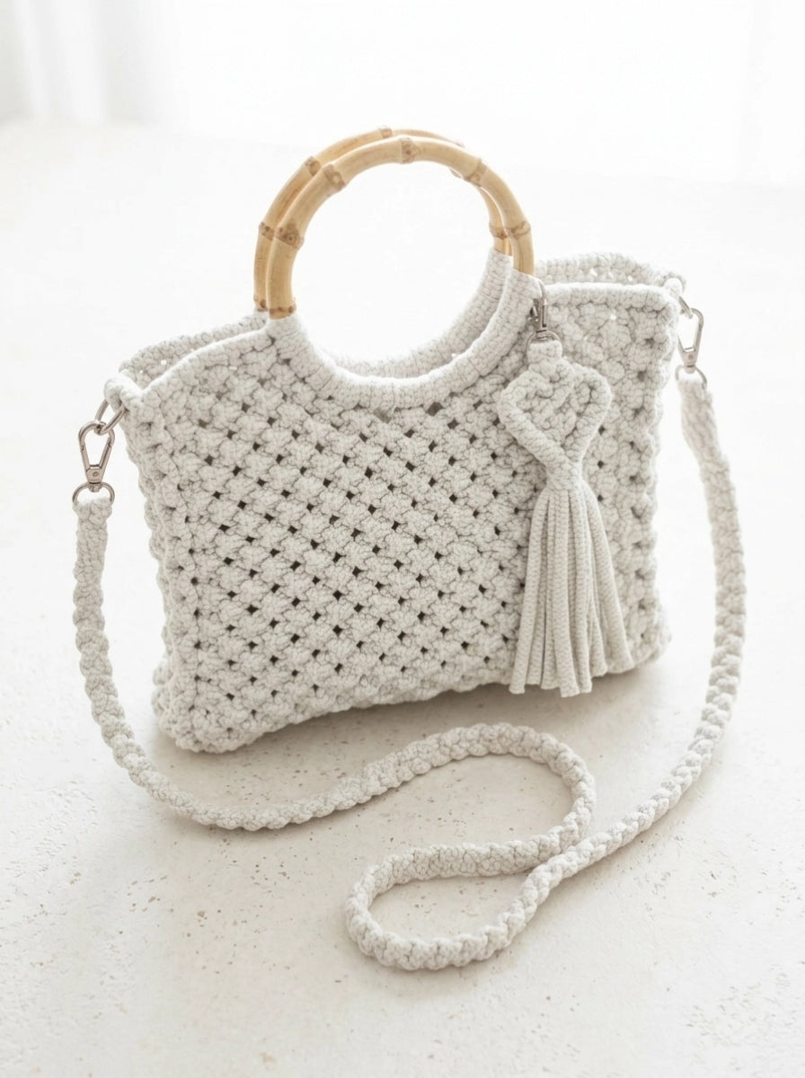 Pearl - Artisan Macramé Bag