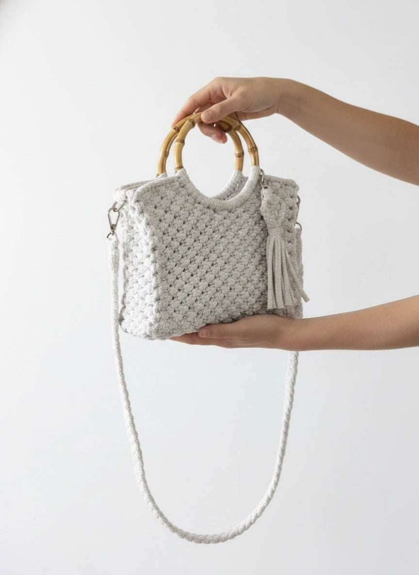 Pearl - Artisan Macramé Bag