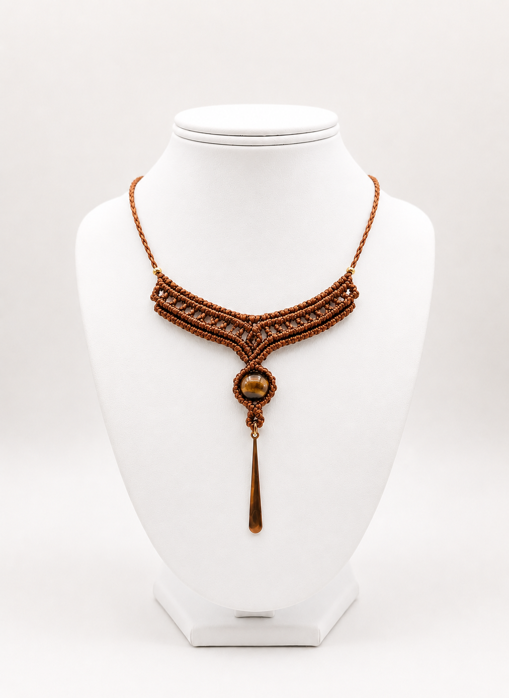 Harmony - Terracotta Tiger Eye Choker