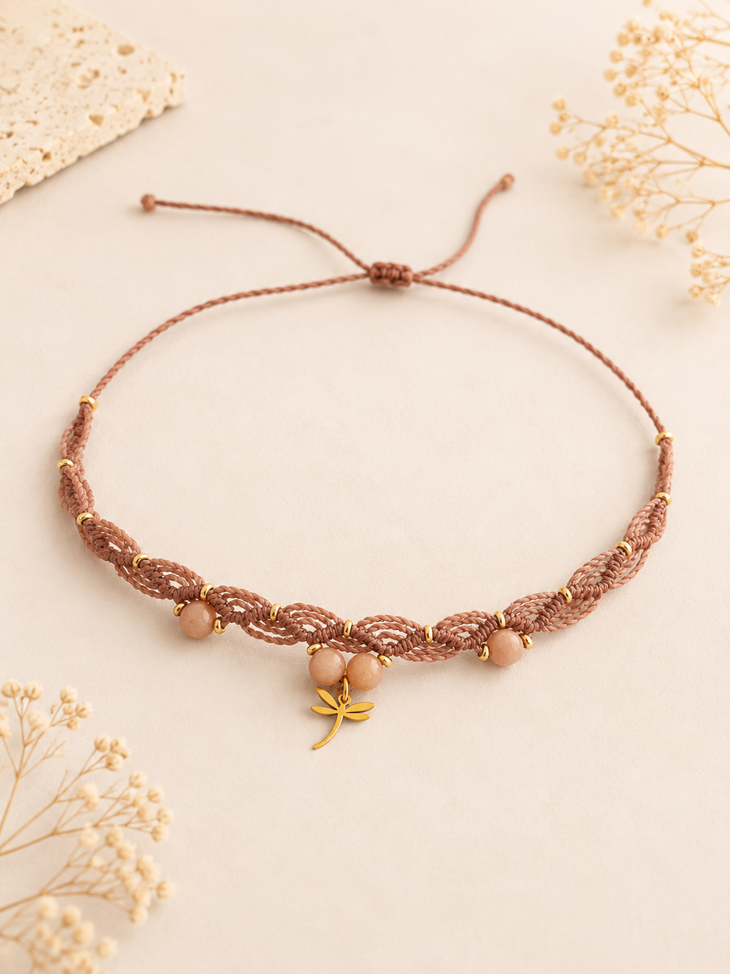 Sunstone Dragonfly Choker