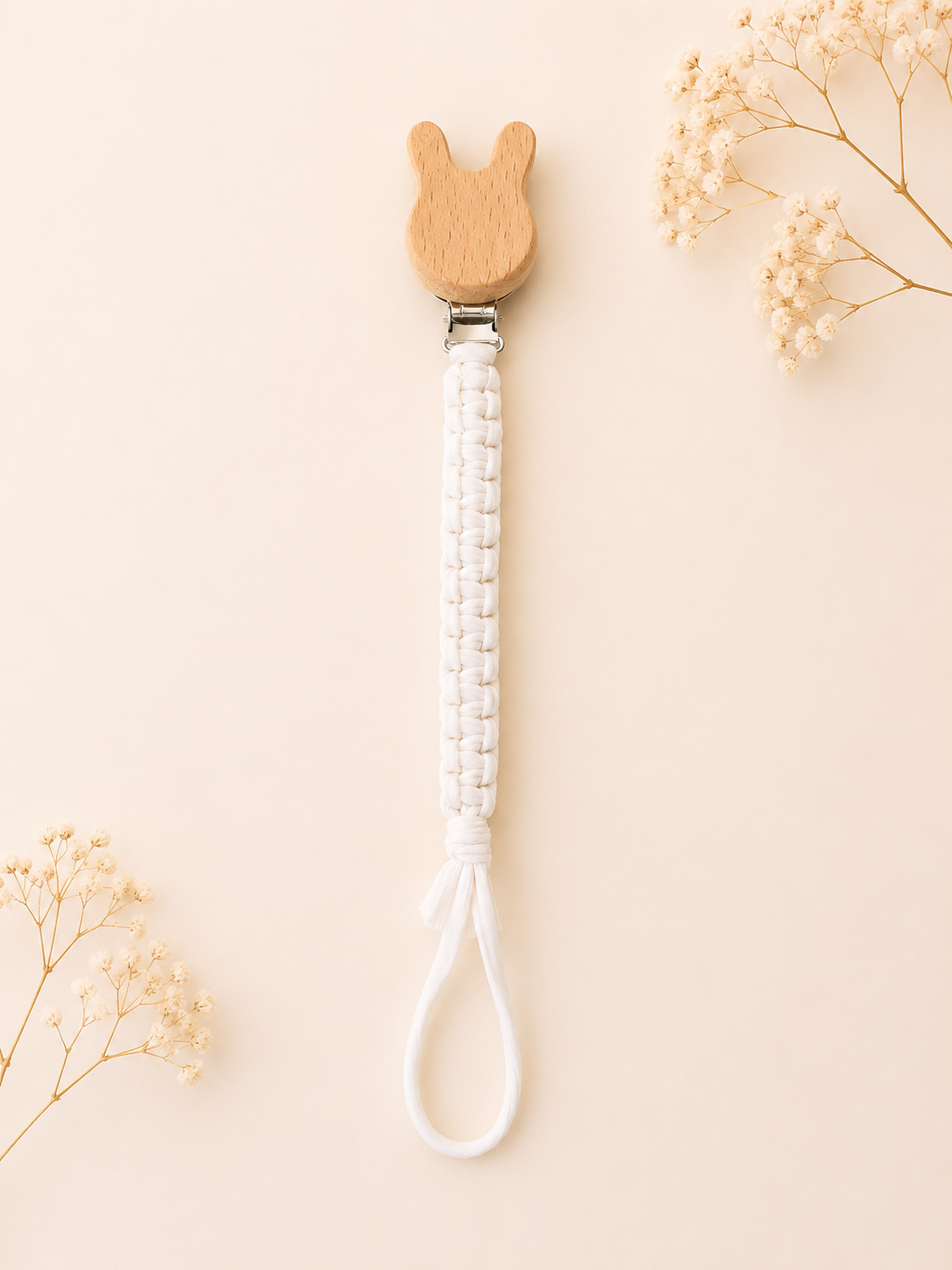 Bunny Pacifier Clip