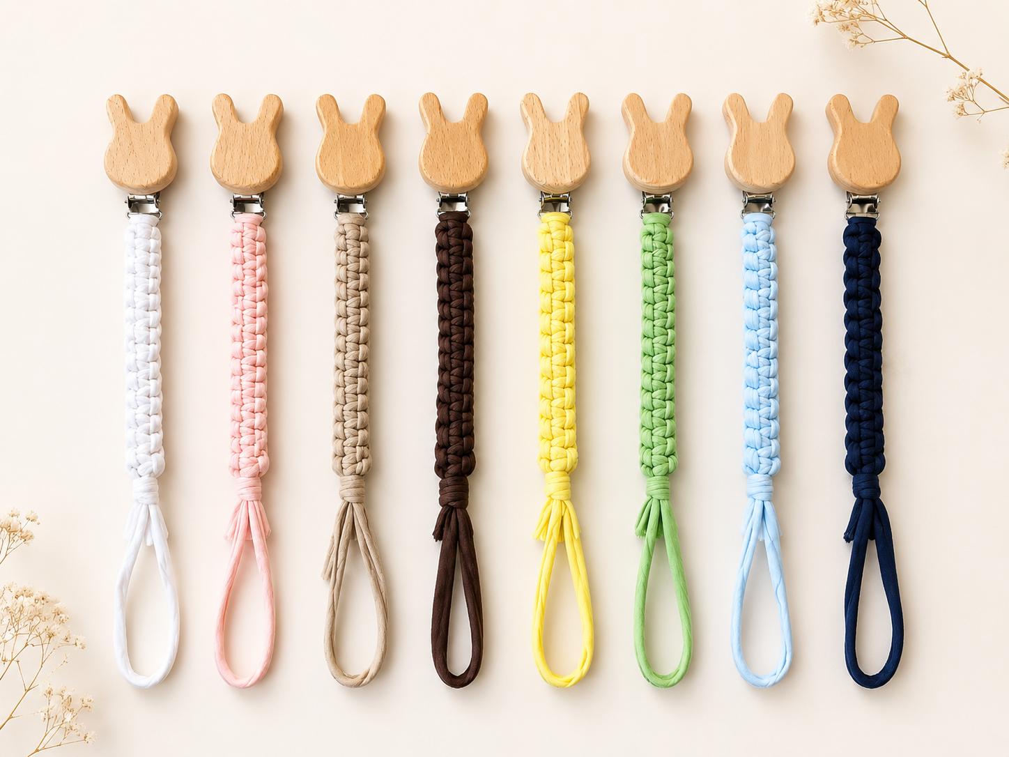 Bunny Pacifier Clip