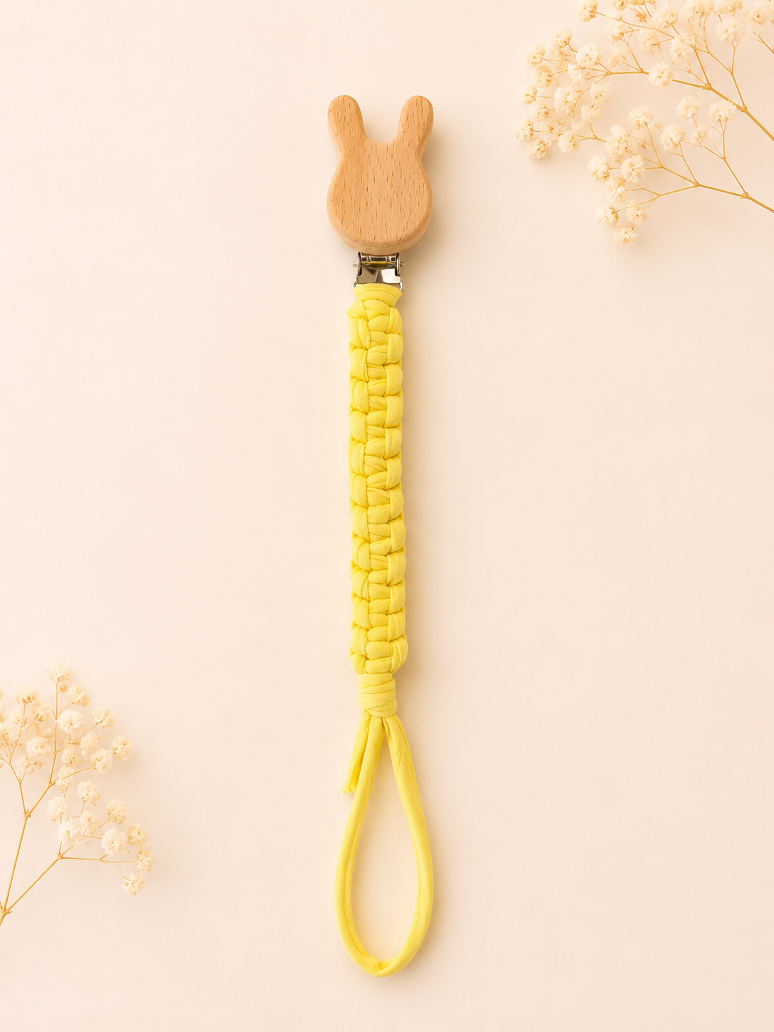 Bunny Pacifier Clip