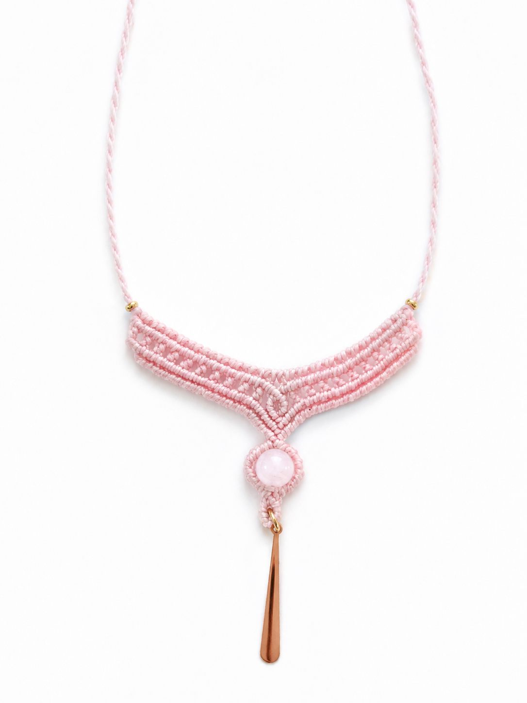 Harmony - Pink Rose Quartz Choker