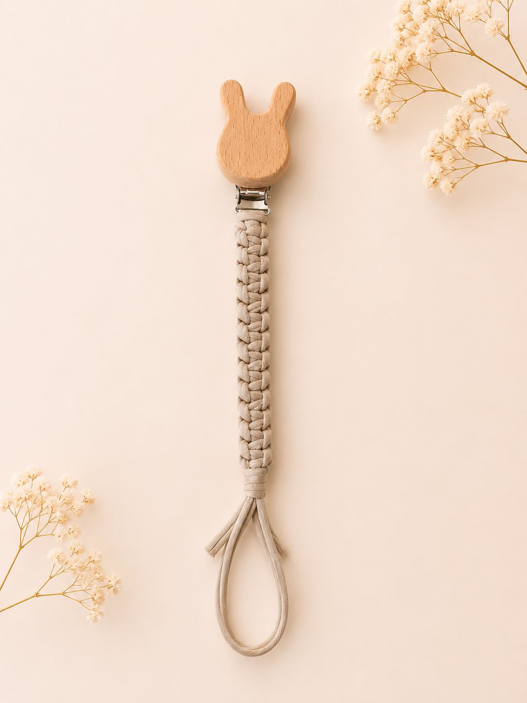 Bunny Pacifier Clip
