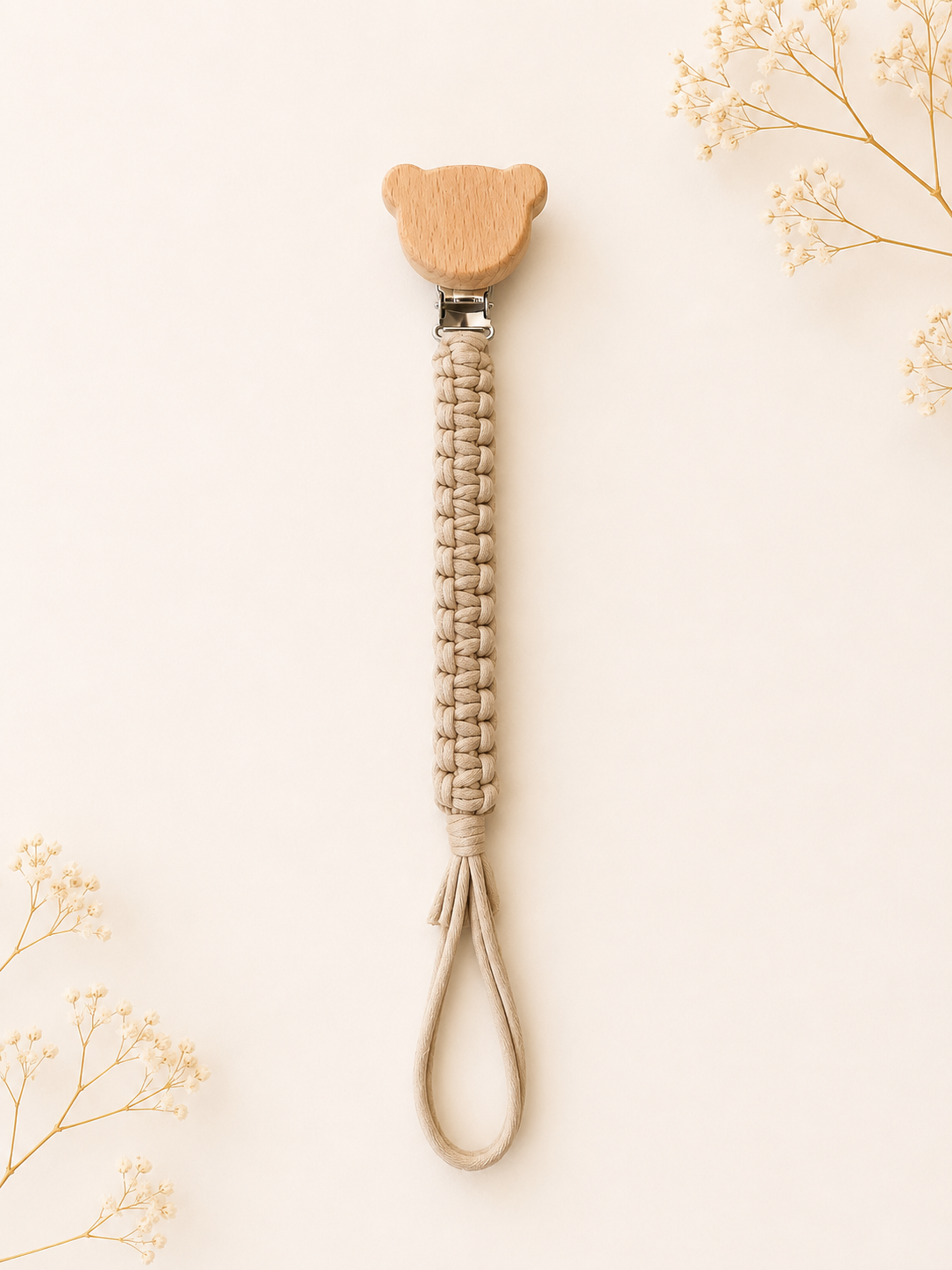 Bear Pacifier Clip