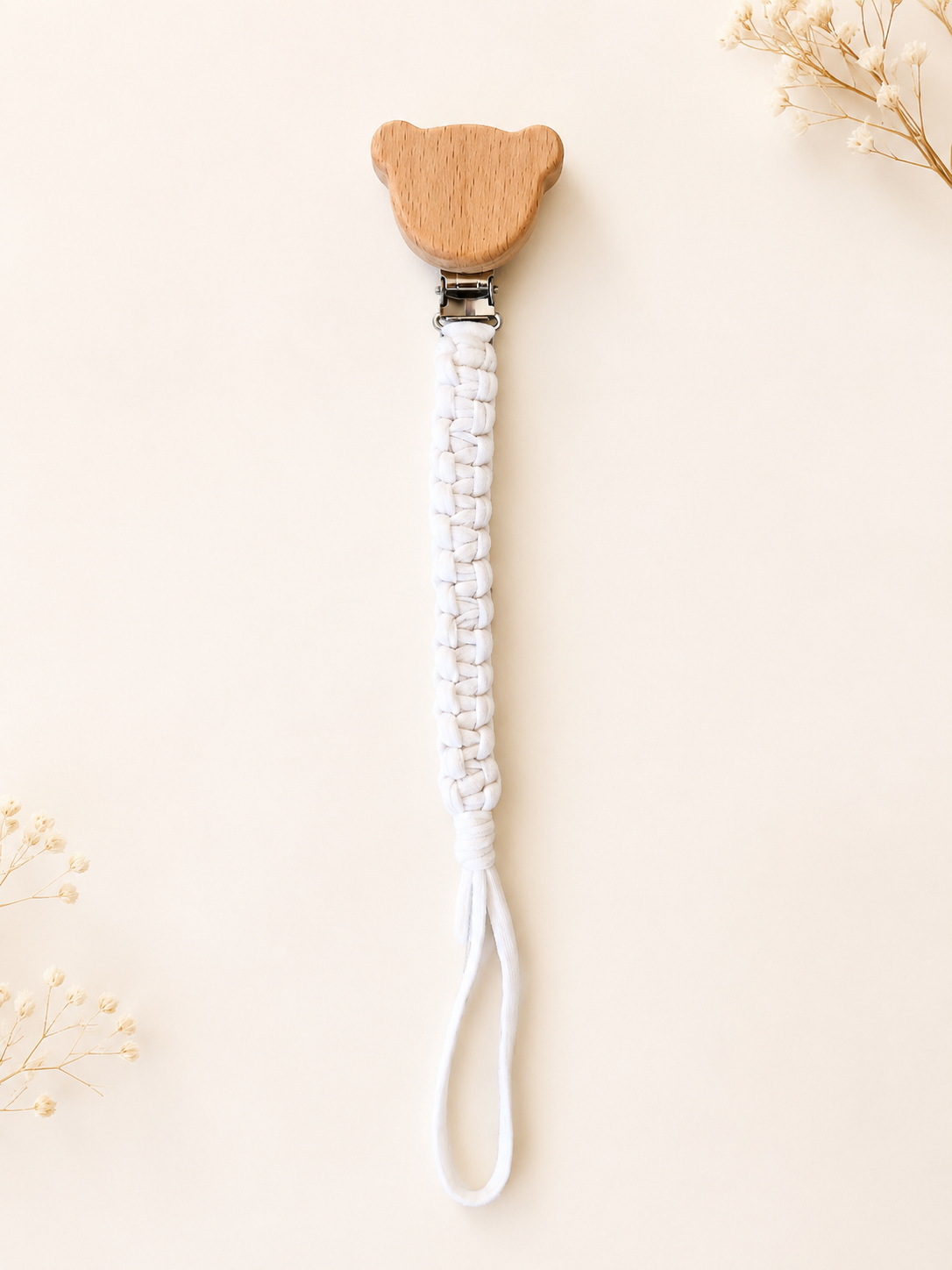 Bear Pacifier Clip