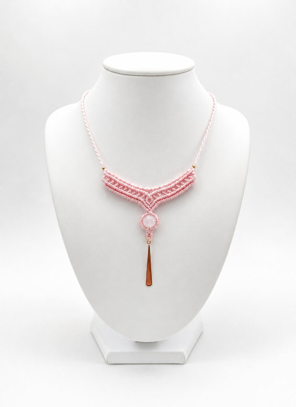 Harmony - Pink Rose Quartz Choker