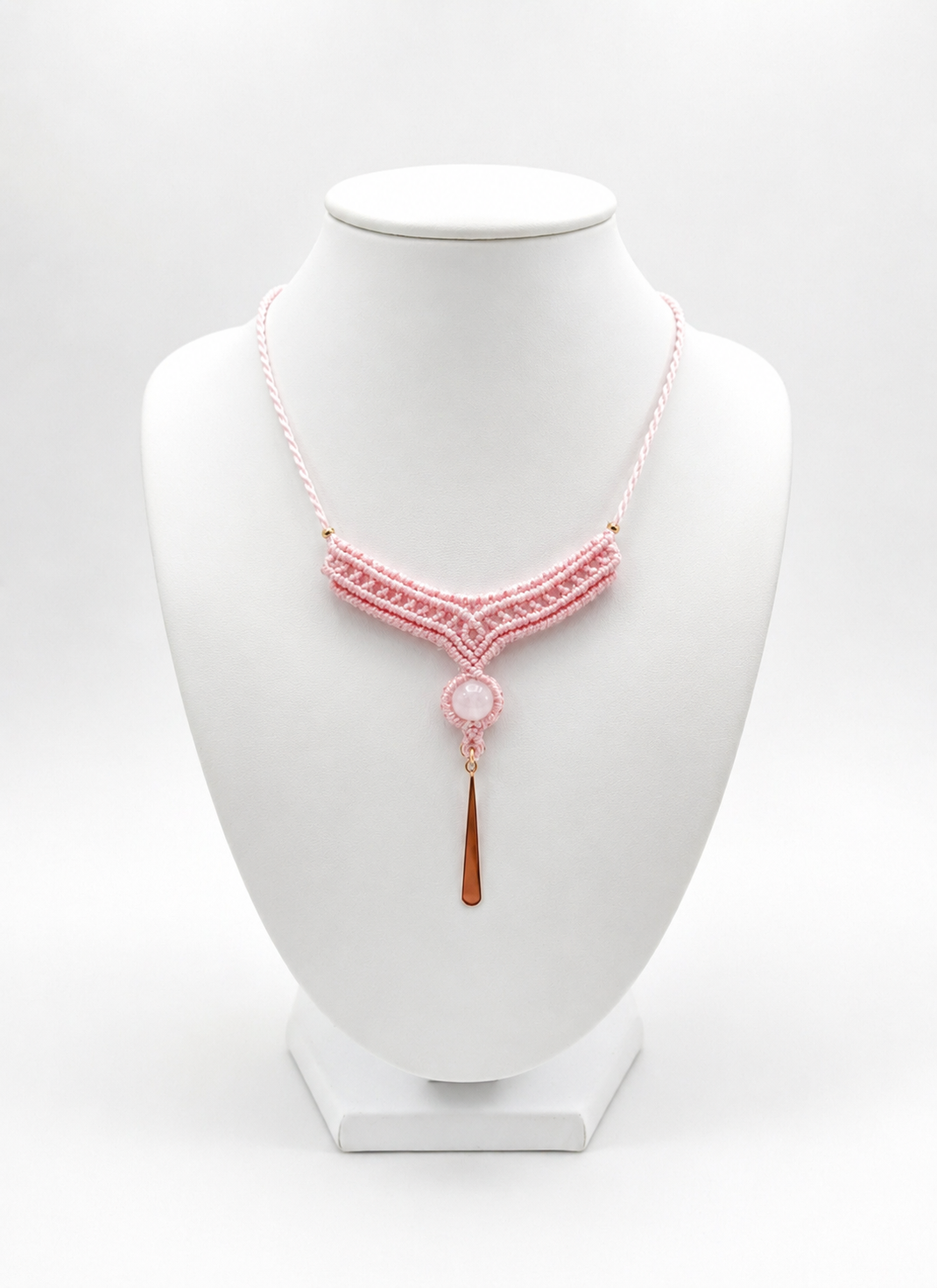 Harmony - Pink Rose Quartz Choker