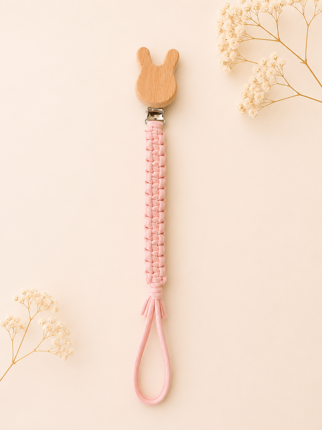 Bunny Pacifier Clip