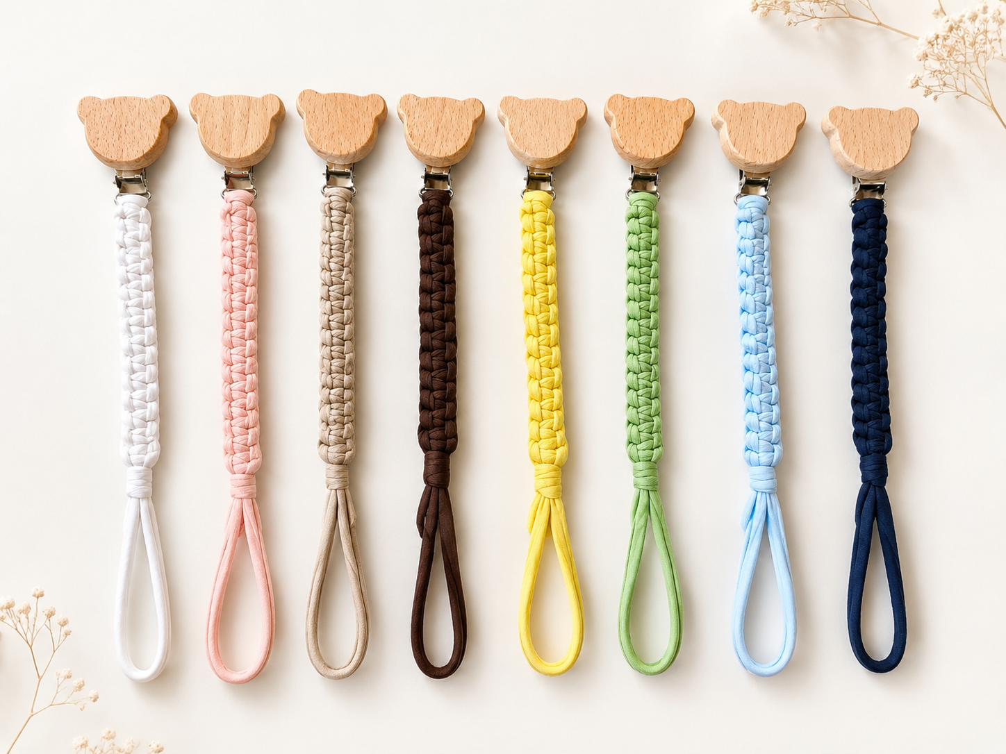 Bear Pacifier Clip