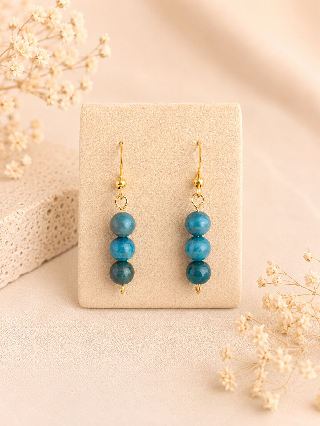 Trinity Apatite Earrings
