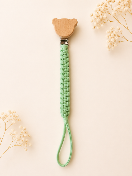 Bear Pacifier Clip